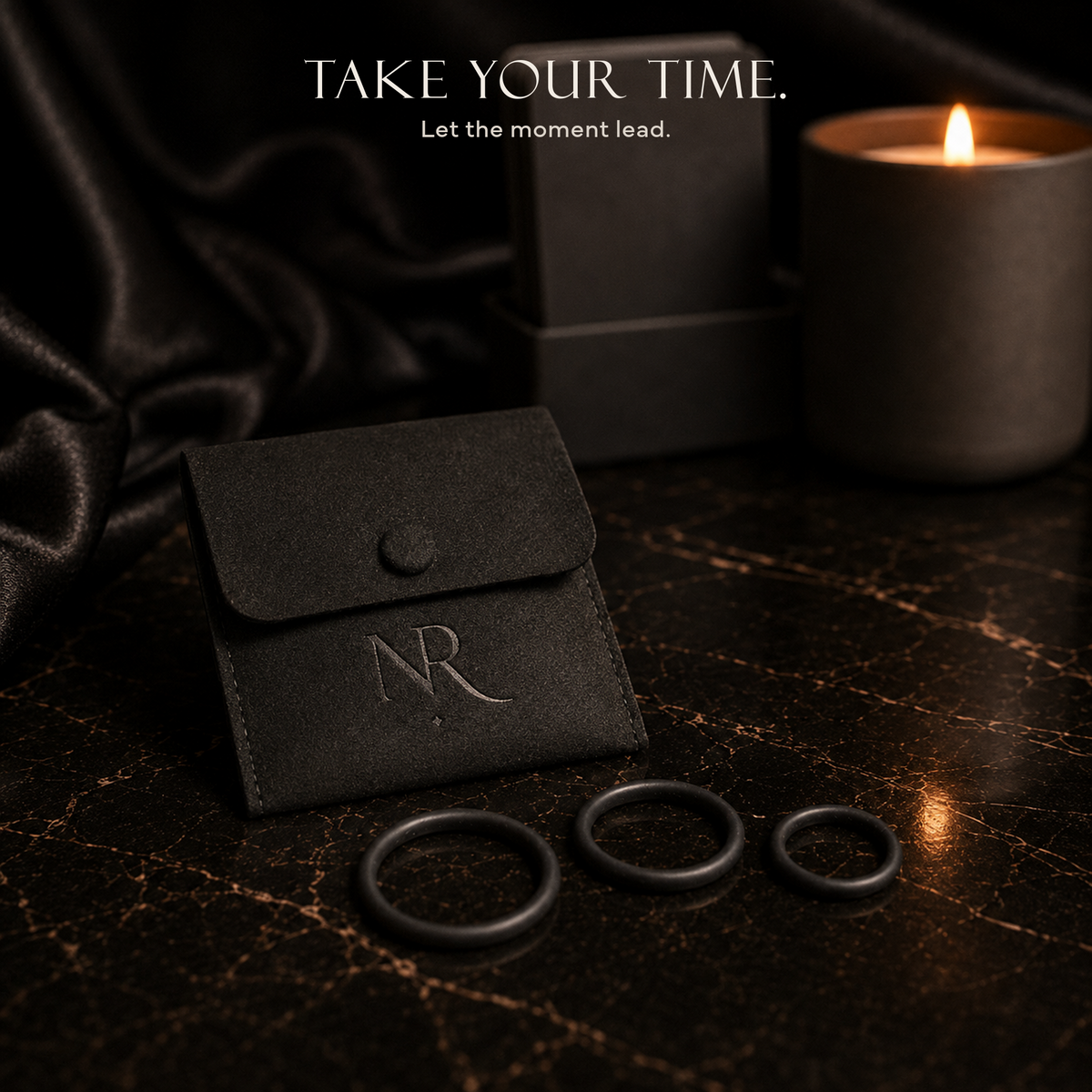 The Nocturne Room Silicone Intimacy Ring - Three Pack